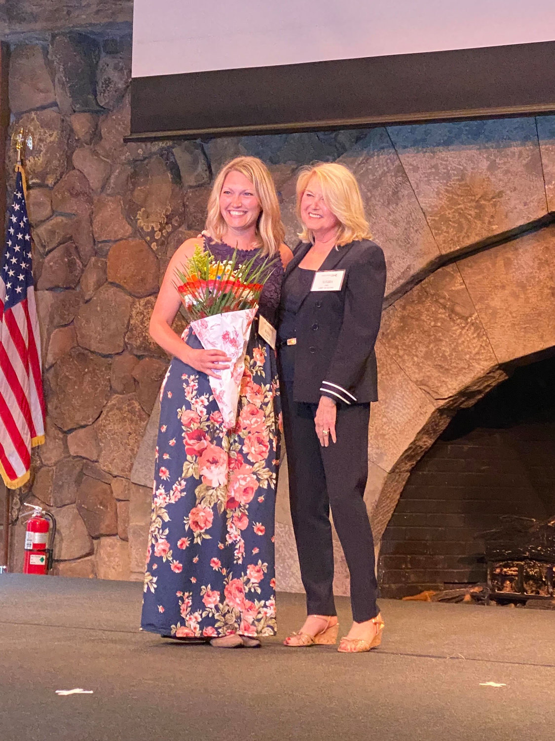 Sandra Gerry, founding board chair of Sullivan 180, presented a surprise Turtle Award to the Healthier Generation advisor of the year, Kayla O’Dell of Sullivan West Elementary School.